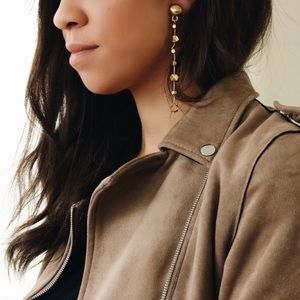 Vintage Geometric Drop Earrings